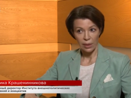 Первый канал, Воскресное Время, сюжет к 75-летию НАТО с участием Вероники Крашенинниковой