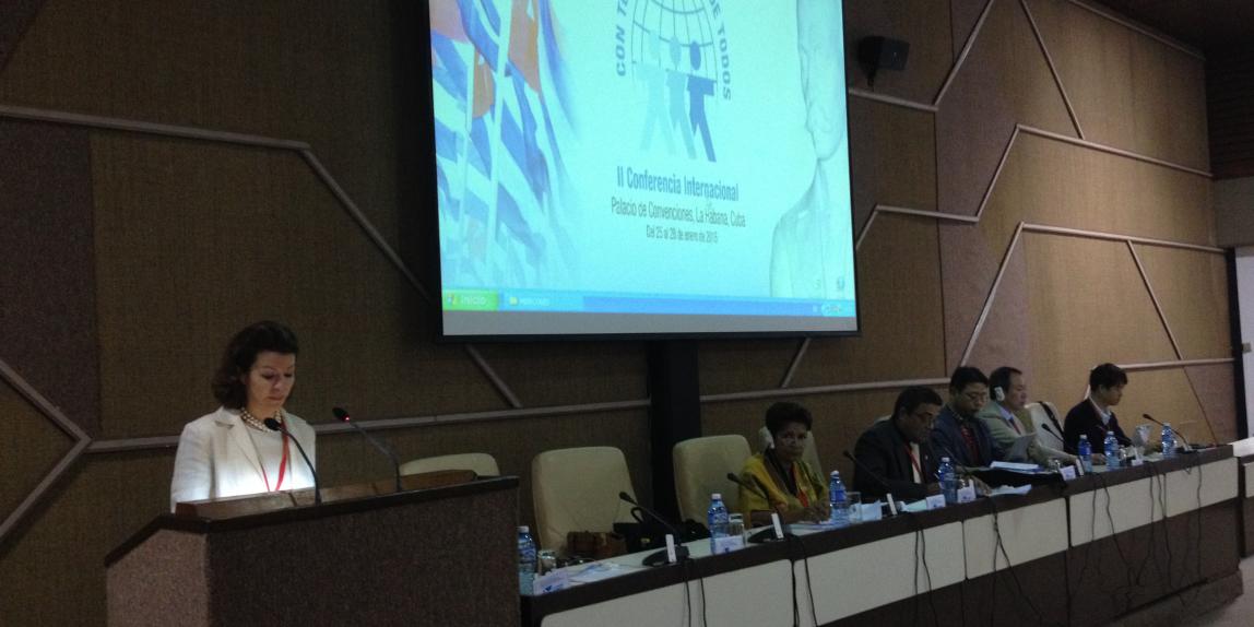 Вероника Крашенинникова в составе делегации ОП РФ приняла участие во II международной конференции «Со всеми и на благо всех» под эгидой ЮНЕСКО на Кубе